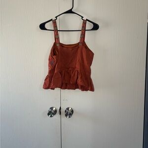 Rust Orange Women's Top